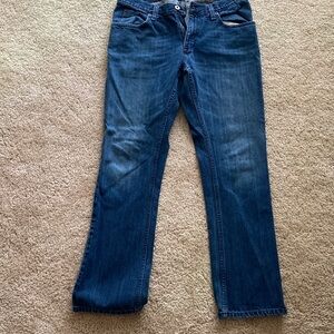 Classic Men’s Blue Straight Leg Jeans Night Train